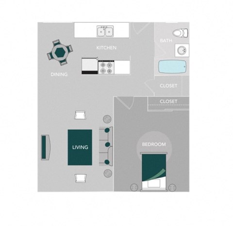 a floor plan of a house with a swimming pool